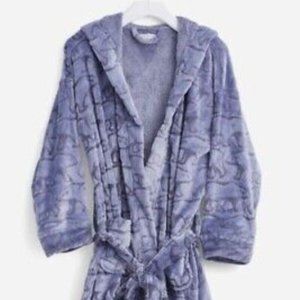 Vera Bradley Fleece Robe - Size S-M - blue
